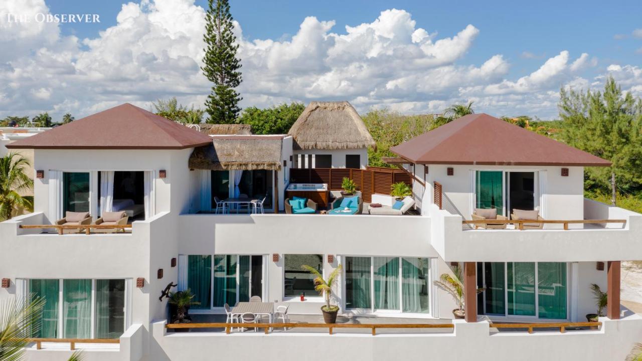 Villa Casa Brisa y Mar Puerto Morelos Exterior foto